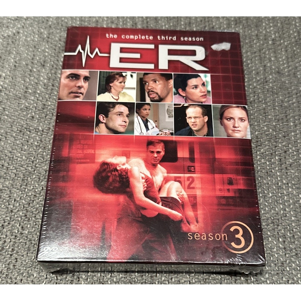 ER: Season 3 (DVD) Complete Third Season Medical Drama Factory Sealed NIB